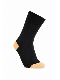 iZ Sock bambusstrømper i lys orange hæl og tå - OUTLET