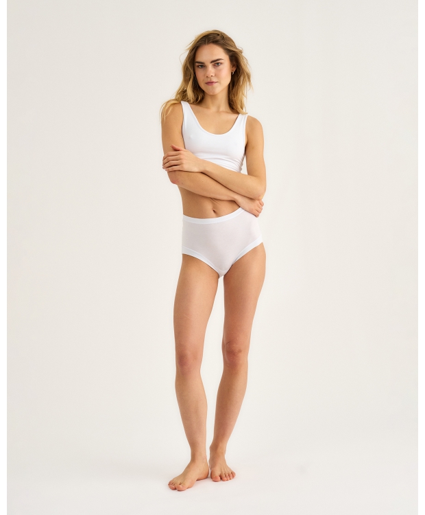 JBS of Denmark bambus maxi brief i hvid til kvinder billede 5