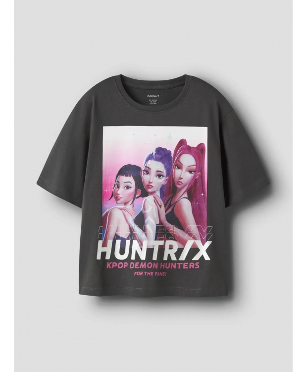 Name It K-pop Demon Hunters T-shirt i sort til piger billede 4