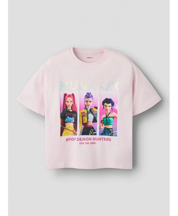 Name It K-pop Demon Hunters T-shirt i lyserød til piger billede 4