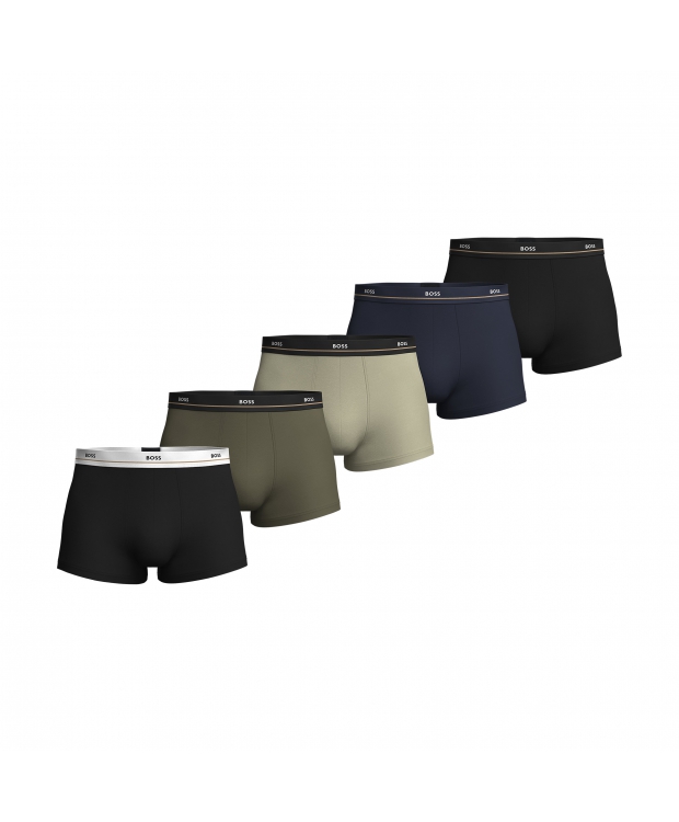 BOSS 5-pak boksershorts i forskellige farver til herre billede 1