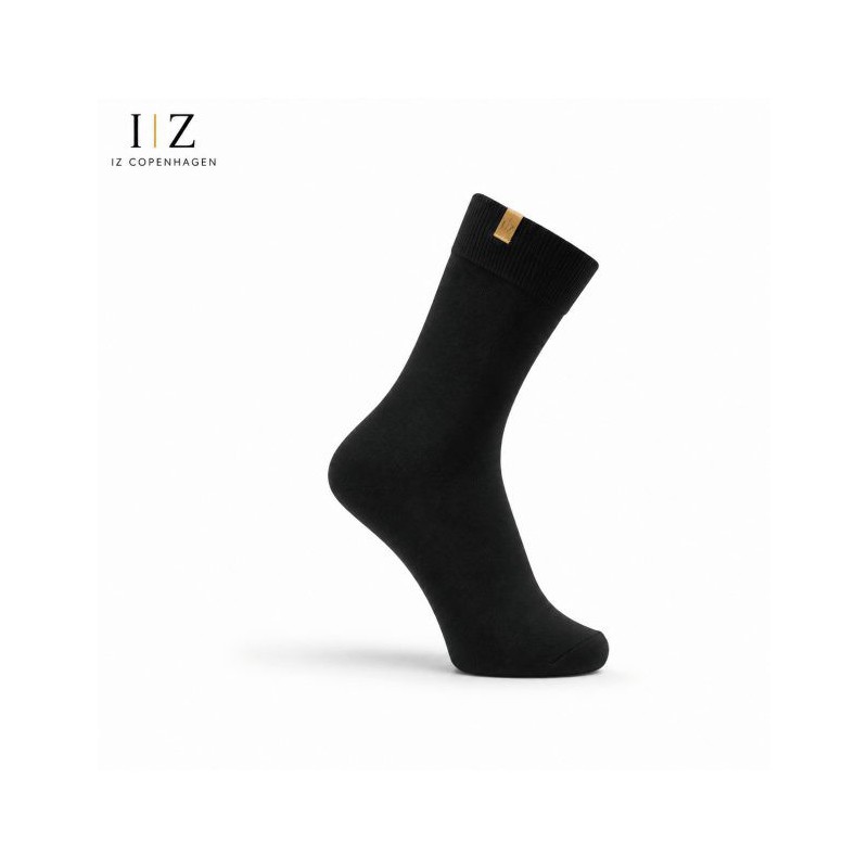 iZ Sock Luxury bambusstrømper i sort unisex billede 1