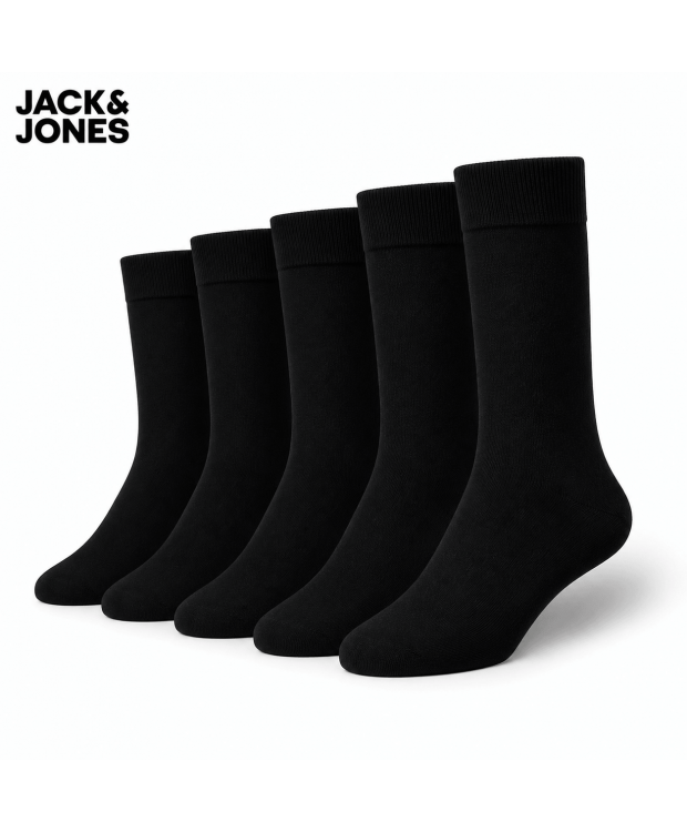 Jack & Jones Premium bambusstrømper 5-pak sort herre – Onesize billede 1