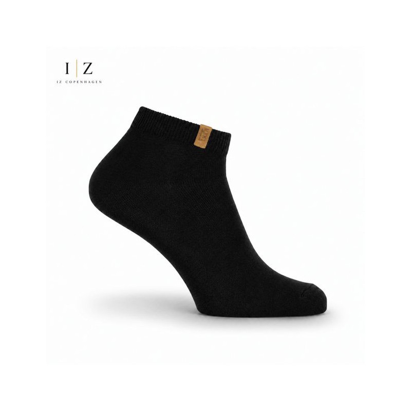 iZ Sock Luxury bambus-ankelstrømper sort unisex billede 1