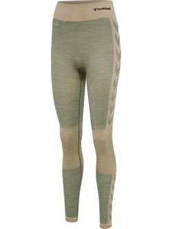 Hummel CLEA seamless mid waist tights Vetiver Melange – OUTLET