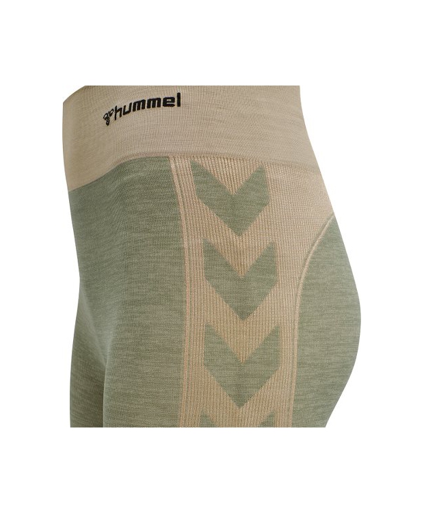 Hummel CLEA seamless mid waist tights Vetiver Melange – OUTLET billede 5