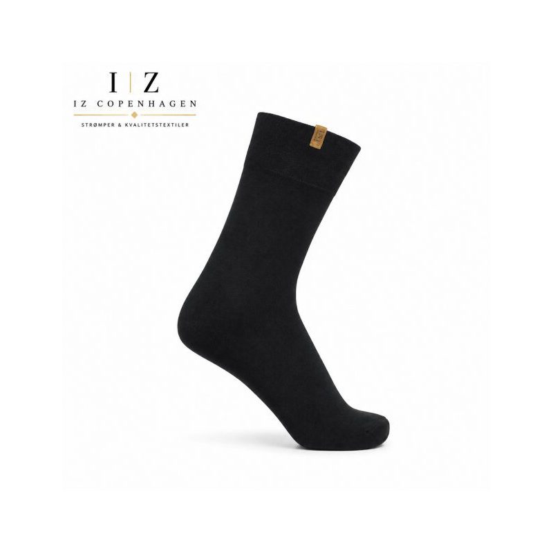 iZ Sock Luxury bambusstrømper sort til børn – 23–34 billede 1