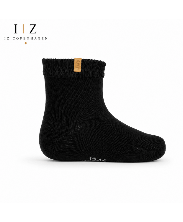 iZ Sock Luxury bambusstrømper sort til baby billede 1