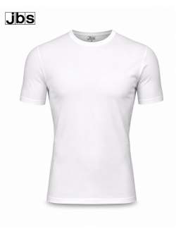 JBS Light bomulds T-shirt med rund hals til herre – hvid