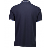 Lindbergh kortærmet polo i navy til herre