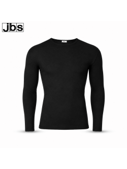 JBS sort langærmet T-shirt i bomuld til herre