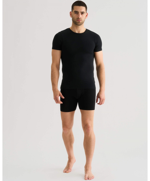 JBS bambus T-shirts med rund hals 2-pak til herre – sort billede 2