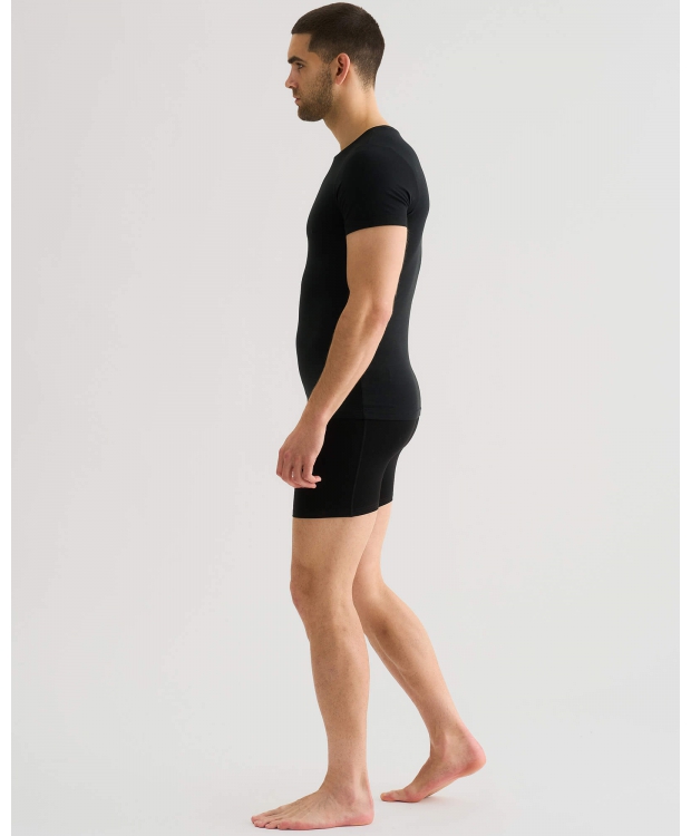JBS bambus T-shirts med rund hals 2-pak til herre – sort billede 3
