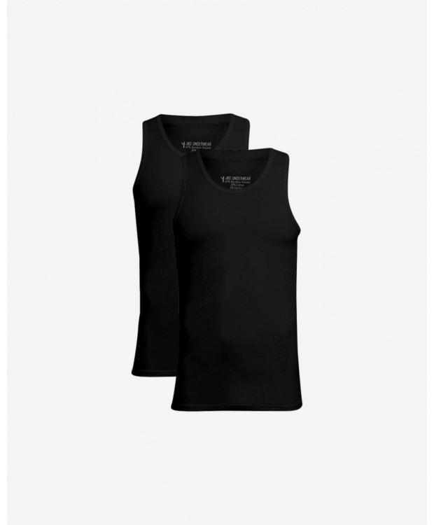 JBS 2-pak FSC bambus-singlet sort til herre billede 5
