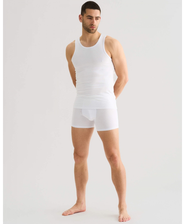 JBS 2-pak FSC bambus-singlet hvid til herre billede 4