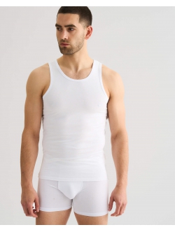 JBS 2-pak FSC bambus-singlet hvid til herre