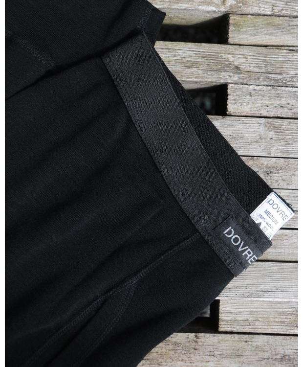 3 par Dovre GOTS tights 2-pak sort til herre – detaljebillede 4
