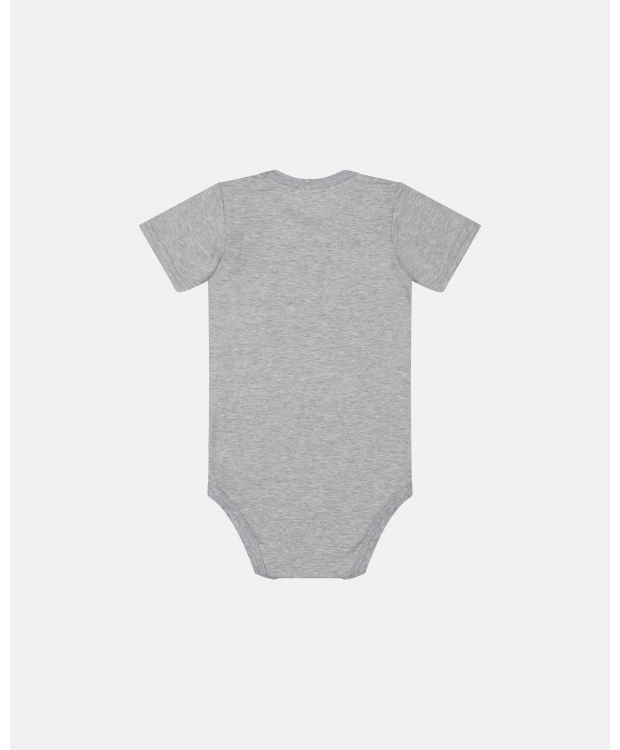JBS kortærmet grå bambus-bodystocking til baby – 56–86 – Outlet billede 2