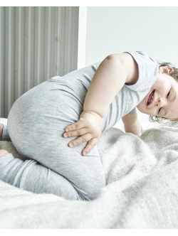 3 par JBS grå bambusleggings til baby