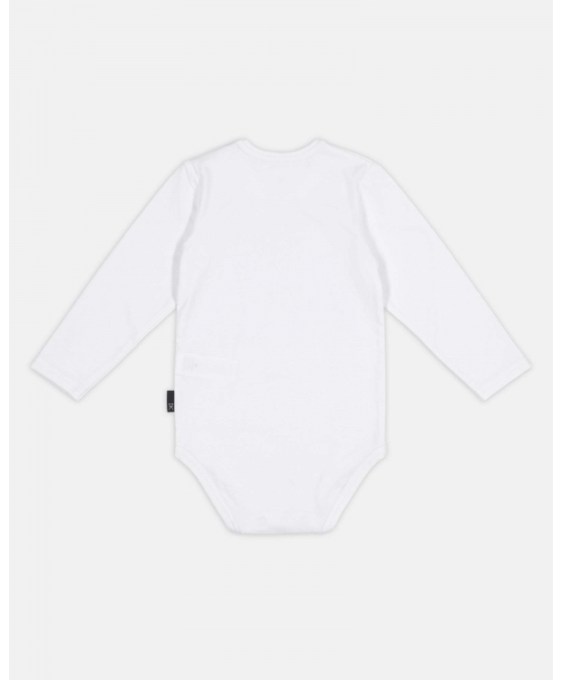 JBS langærmet hvid bambus-bodystocking til baby – 56–98 billede 4