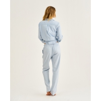 JBS of Denmark Women blåstribede bambus-pyjamasbukser
