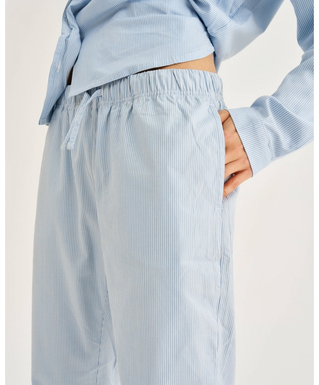 JBS of Denmark Women blåstribede bambus-pyjamasbukser billede 8
