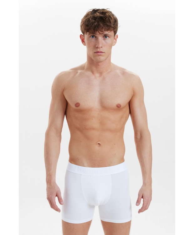 Resteröds 3-pak hvide bambus-boxershorts til herre billede 2