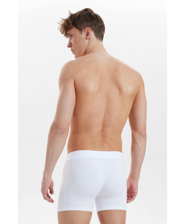 Resteröds 3-pak hvide bambus-boxershorts til herre billede 3