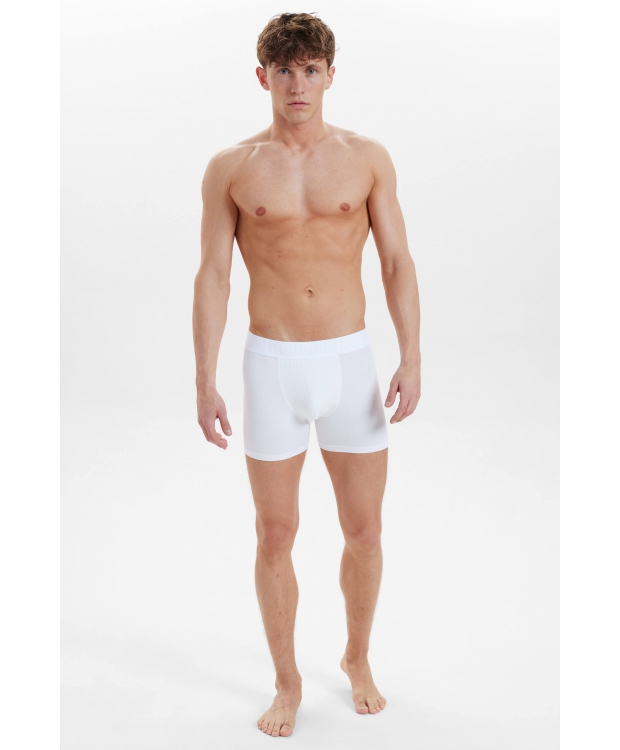 Resteröds 3-pak hvide bambus-boxershorts til herre billede 4