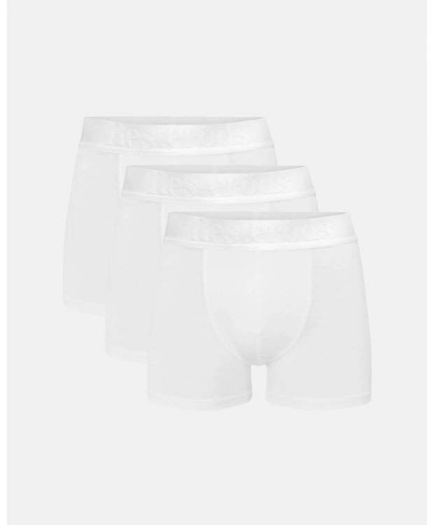 Resteröds 3-pak hvide bambus-boxershorts til herre billede 7