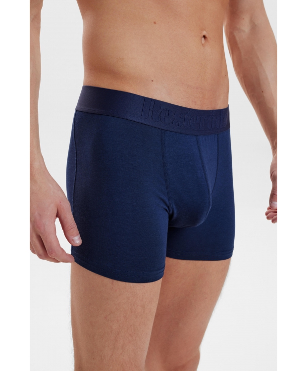 Resteröds 3-pak navy bambus-boxershorts til herre billede 5