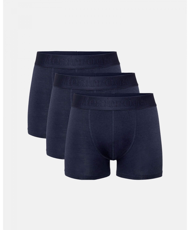 Resteröds 3-pak navy bambus-boxershorts til herre billede 6
