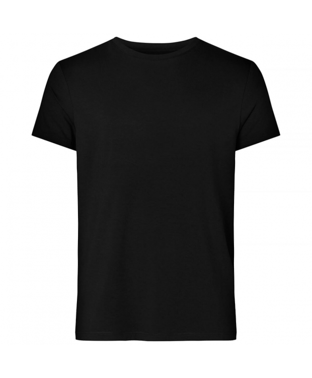 Resteröds sort bambus-T-shirt med rund hals til herre billede 5