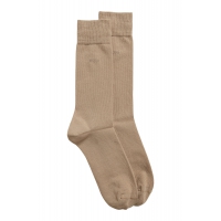 BOSS 2pak bomuldsstrømper i beige til herre - OUTLET
