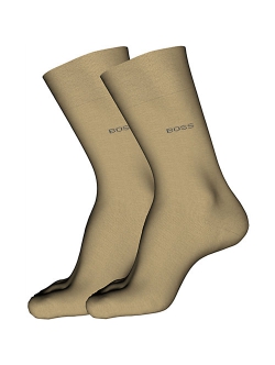 BOSS 2pak bomuldsstrømper i beige til herre - OUTLET