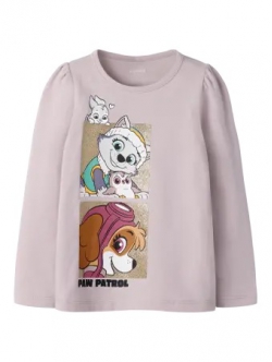 Name It NMFJOANA Paw Patrol langærmet bluse i lilla til piger