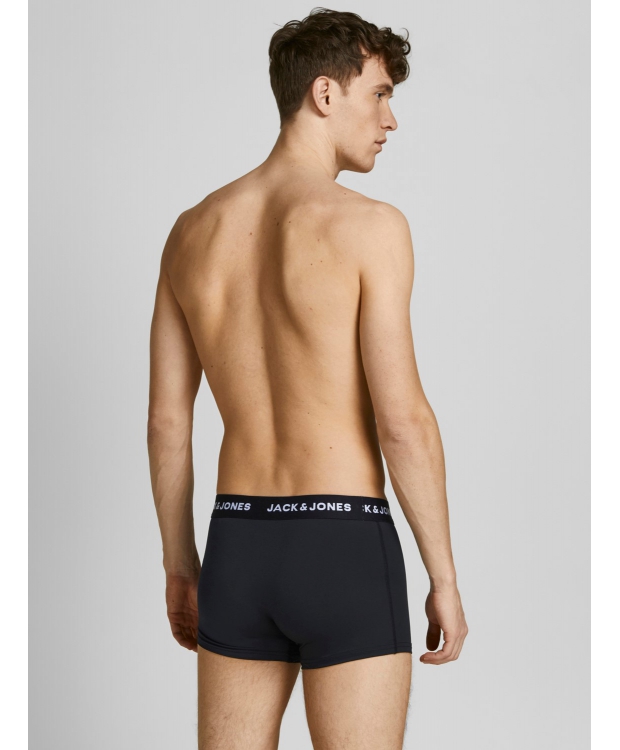 Jack & Jones 3pak mikrofiber underbukser/boksershorts i sort til herre billede 3