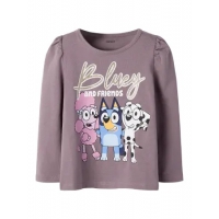 Name It NMFARIA Bluey langærmet bluse i rosa til piger