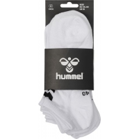 Hummel Chevron 6-pak korte ankelsokker i hvid – OUTLET