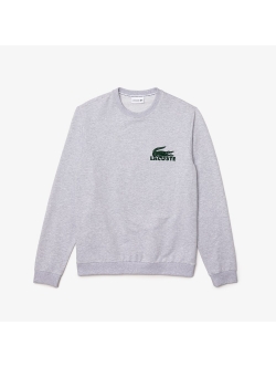 LACOSTE sweatshirt i grå til herre - OUTLET