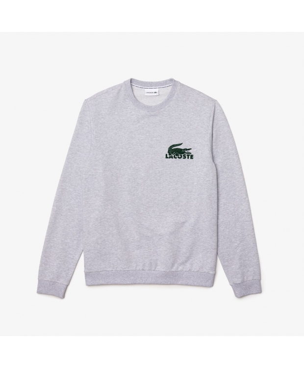 LACOSTE sweatshirt i grå til herre - OUTLET billede 1
