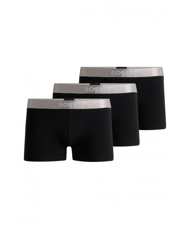 BOSS 3pak underbukser/trunks i sort til herre - OUTLET billede 1