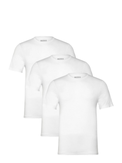 BOSS 3pak bambus t-shirts i hvid til herre - OUTLET