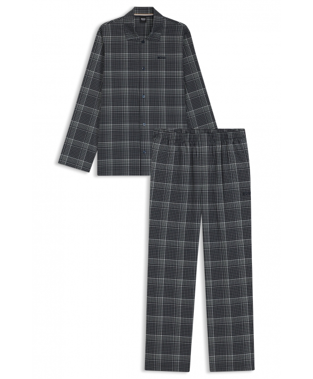 BOSS Pyjamas i gaveæske med tern til herre billede 1