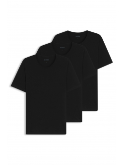 BOSS 3-pak T-shirts i sort til herre