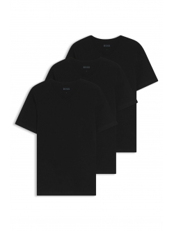 BOSS 3-pak T-shirts med V-hals i sort til herre