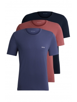 BOSS 3pak t-shirts i multifarvet til herre