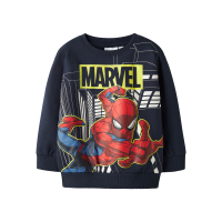 Name It Spider-Man sweatshirt i marineblå til drenge