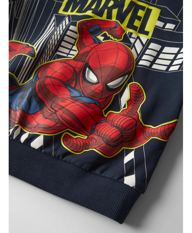 Name It Spider-Man sweatshirt i marineblå til drenge billede 5