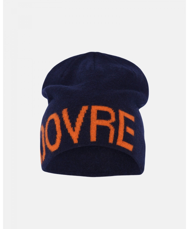DOVRE hue i uld i navy til herre. billede 2